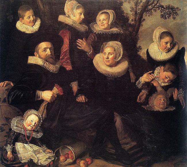 Frans Hals Portrait of an unknown family China oil painting art